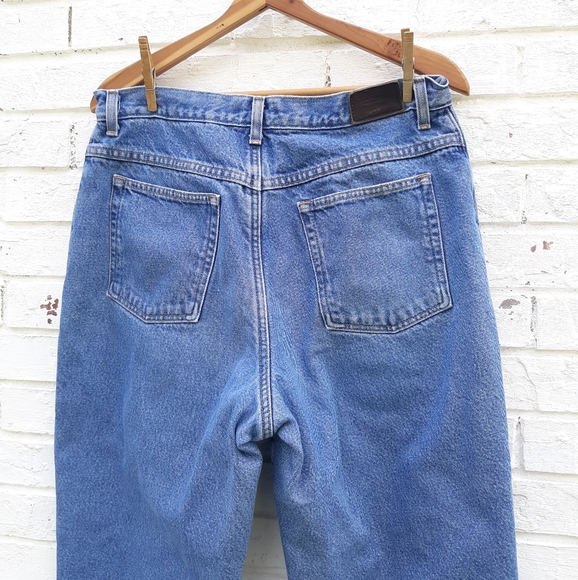 Vintage L.L. Bean Fleece Lined Jeans 14 M/T - Picture 6 of 10